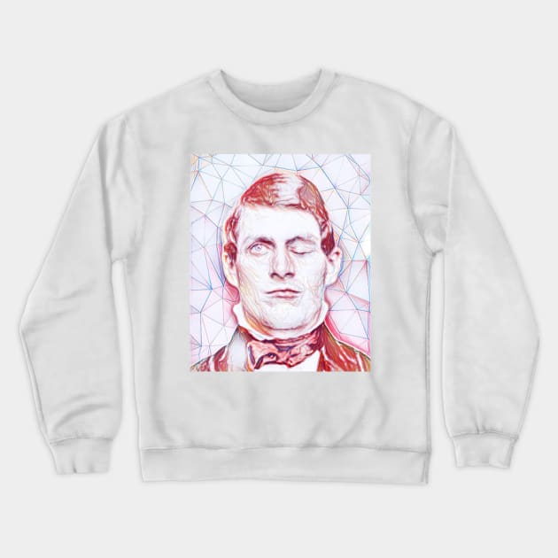 Phineas Gage Portrait | Phineas Gage Artwork Crewneck Sweatshirt by JustLit